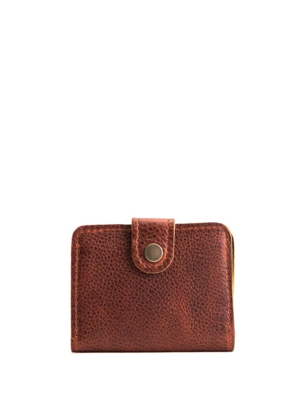 Portland Leather Goods mini Bifold Wallet in NUTMEG